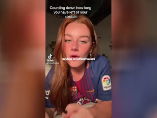 18yo accidental leak pussy on TikTok