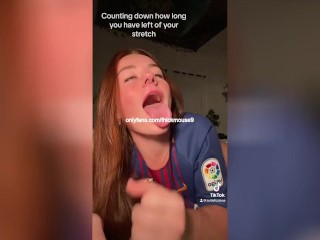 18yo accidental leak pussy on TikTok