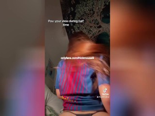 Teen's Pussy Leaks on TikTok Live While Dancing