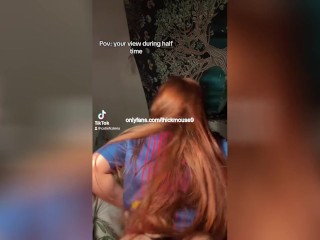 Teen's Pussy Leaks on TikTok Live While Dancing