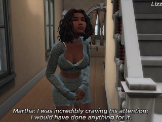 Horny babysitter seduces lonely dad into sex - sims 4