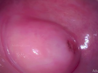 Cervix Throbbing After Orgasm and Heart Beating 4K