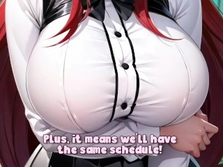 HENTAI JOI - Rias Gremory dominates you and crushes you with her fat ass