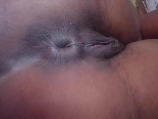 Amateur ebony play with tight asshole why talking dirty pussy fingering