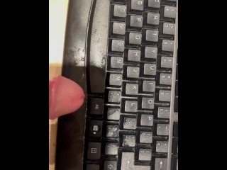 Intern Jerking on Computer Keyboard - Dane Coxx