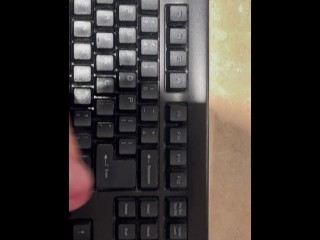 Intern Jerking on Computer Keyboard - Dane Coxx