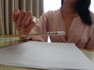 CHEATED on wife with her STEPSISTER! Quick fuck while she in shower