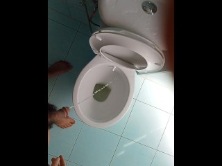 Today I pee green after cum four times in a row