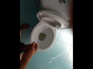 Today I pee green after cum four times in a row