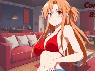 Asuna JOI CEI hentai en español. Ella quiere darte tu propia leche.