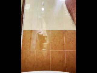 Testing camera angles before playing with anal sex toys for the first time