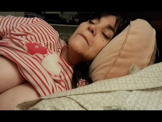 Stepmother in bed with stepson giving it to her hard in the morning