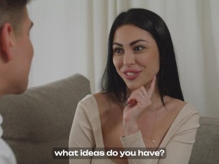 Friendly asshole of Sapphire Astrea welcomes the hard dick of Jason Carrera