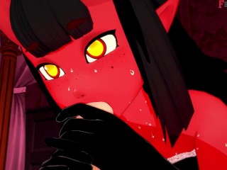 Meru the Succubus Fucking in motel |3| Full & POV on patreon: Fantasyking3