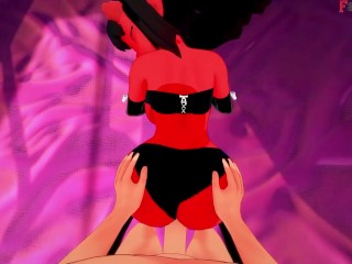 Meru the Succubus Fucking in motel |FreePOV| Full & POV on patreon: Fantasyking3