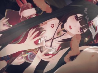 【崩壊スターレイル】花火(はなび)がたくさんの男達と集団セックスする3Dエロアニメーション。(崩スタ ハナビ1 Honkai Star Rail Sparkle gangbang.群交)