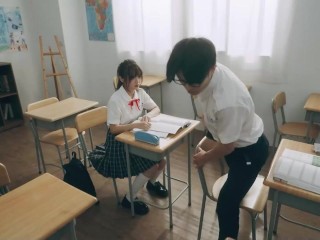 ModelMedia Asia - My girlfriend in college getting fucked by a black guy's huge cock