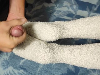 my Socks get his CUM load