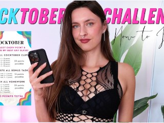 COCKtober Challenge: join Goddexx Daphne's month long encouraged bi challenge!