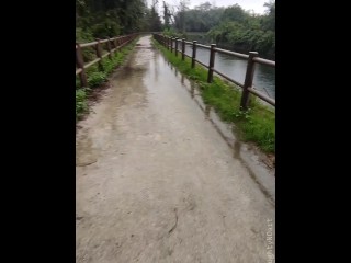 OUTDOOR SEX I went for a stroll in the grove when I took my COCK in hand to have some fun and CUM