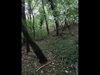 OUTDOOR SEX I went for a stroll in the grove when I took my COCK in hand to have some fun and CUM