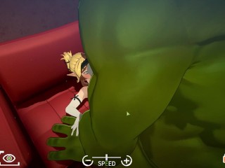 EP4: Fucking Thalia by the Couch (Sex Pose 3) - Orc Massage