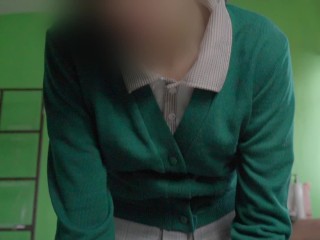 Colegiala Sophia Arreglandose Para ir a la Escuela! Cogemos Antes de ir al Colegio! Video casero! HD