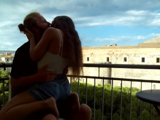 Playful day on our sexy Italian vacation