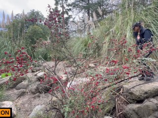 HE CUMS 5 TIMES!!! Fucking In The Forest Fun💦💦💦Fit Asian Teen Channy Crossfire loves Creampie‼️🔥🫶🏻