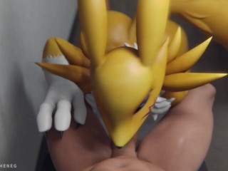 Renamon -  Hard ass fuck with cremapie