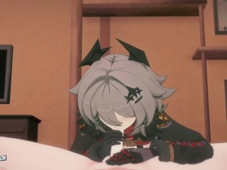 We enjoy the big tits and hot pussy of Caesar from Zenless Zone Zero