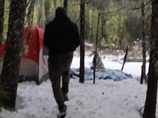 Warming a Lost Hiker: Fucking a Stranger in the Snow - Vanessa Cliff