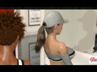 Adult Porn Cartoon 3D-Gym Futa Girls Really Hot After Workout- By FairyLana