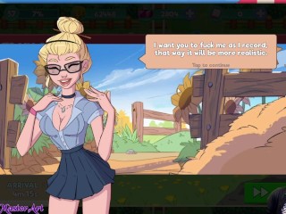 (Str8) Rich girl fucked in a barn! Booty Farm #98 W/HentaiMasterArt