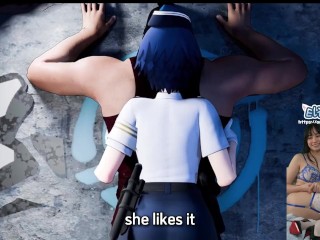 CAUGHT AND THEN FUCKED 😱😳😱 I watched Naoto big boob domination hentai