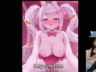 Big tits Alice from Nikke gacha loves her job | Hentai Reaction