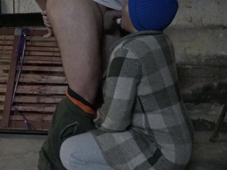 french mature street prostitute has rough sex in abondoned building