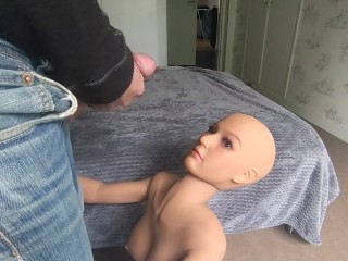 bold sexdoll get a big load of cum