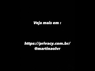 Martina Oliveira mostrando o cuzinho