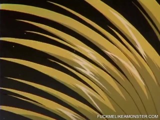 Anime lesbian group and masturbation session