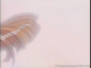 Anime lesbian group and masturbation session