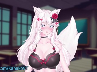 Vtuber KanakoVT ERP's Wearing Vibrator in Public --- ASMR Catgirl Naughty with Vibrator in Public