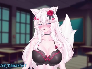 Vtuber KanakoVT ERP's Wearing Vibrator in Public --- ASMR Catgirl Naughty with Vibrator in Public