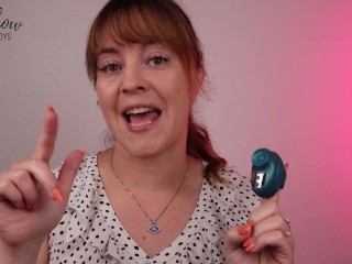 Sex Toy Review - Kisscool Clitoral Tapping Silicone Vibrator with Finger Loop for Accessibility