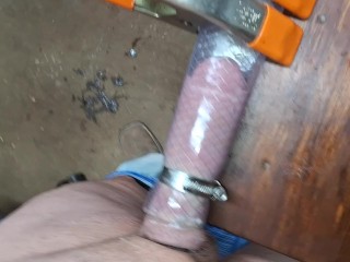 When I started experimenting with enlarging my cock, never dreamed it would get this massive in size