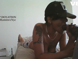 BLOW JOB BBC BIG DICK COSPLAY HAT EBONY BLACK HAT