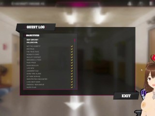 Steps of Debauchery #27 - Masturbating in front of the teacher - Jazziuu - Gameplay