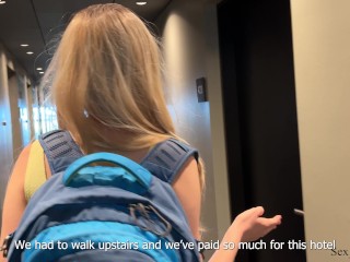 Stepmother Share a Bed In A Hotel Room