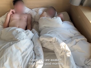 Stepmother Share a Bed In A Hotel Room