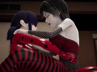 Ladybug futanari with Mavis Dracula